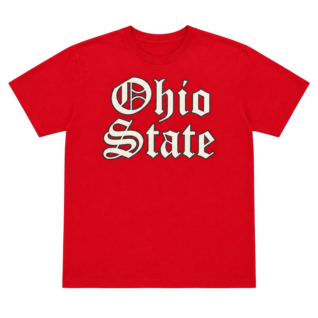 Jerzees Ohio State Buckeyes Red T-Shirt Size L 1