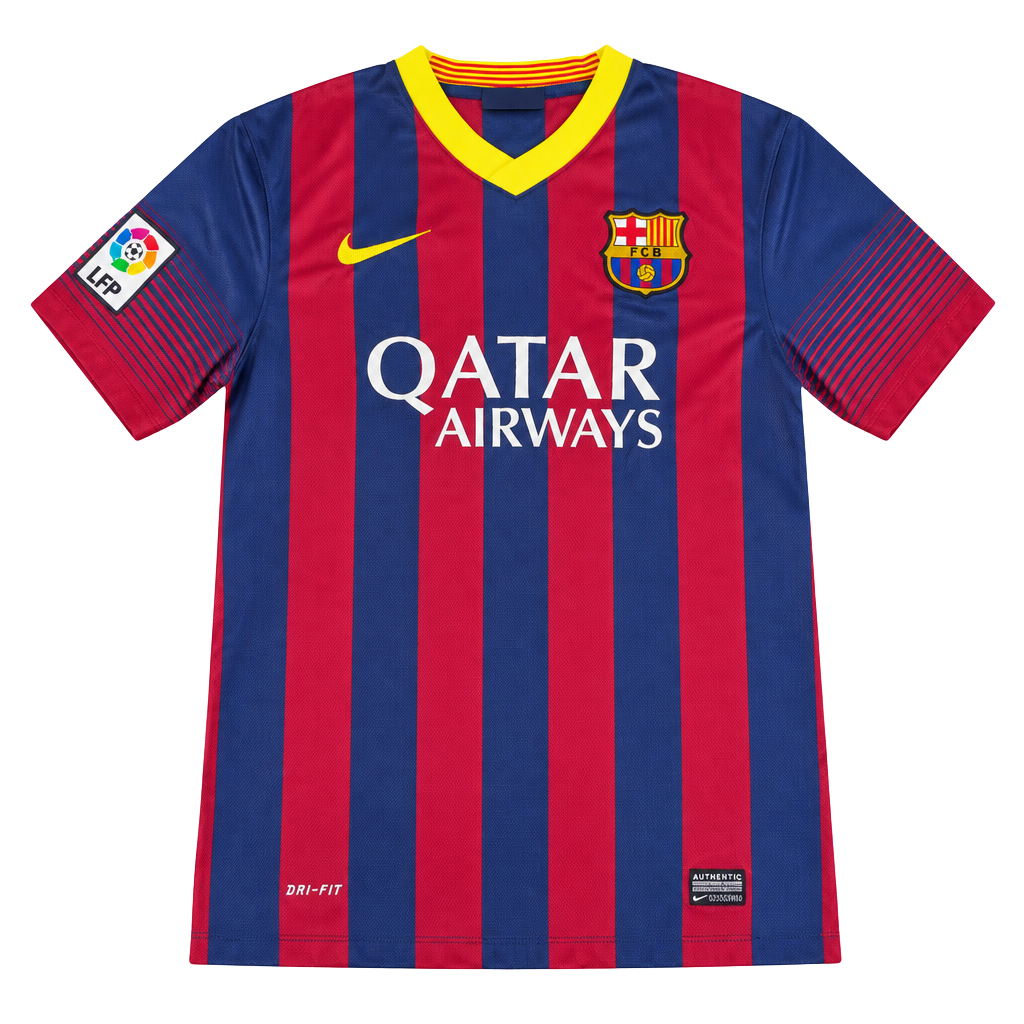 Nike FC Barcelona Qatar Airways Soccer Jersey Messi #10 1