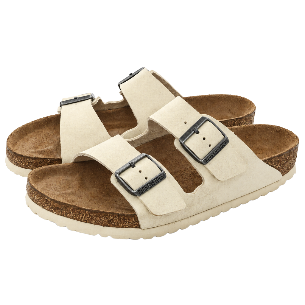 Birkenstock Arizona Sandals White Leather 1