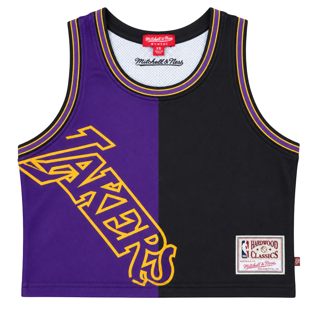 Mitchell & Ness Los Angeles Lakers Crop Top Size XS 1
