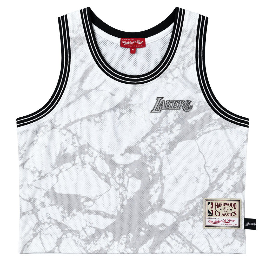 Mitchell & Ness Los Angeles Lakers Crop Tank Top Size S 1