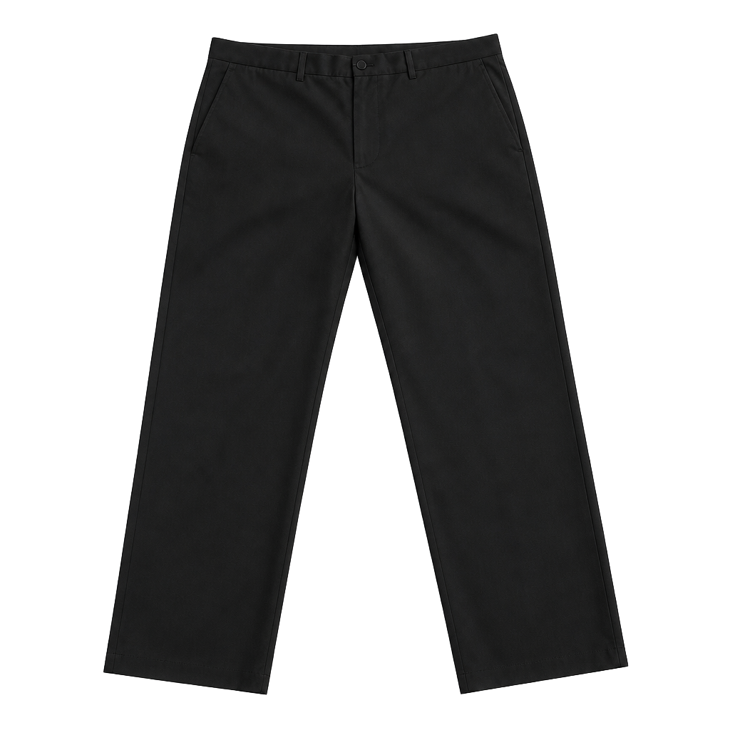Express Producer Pants Size 36x30 Black Wool Blend Dress Trousers 1