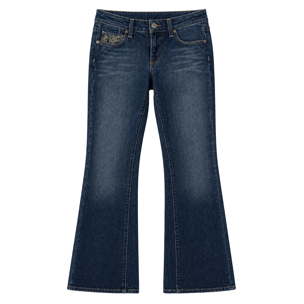 Paige Premium Denim Hidden Hills Bootcut Jeans with Floral Embroidered Pockets Size 24 1