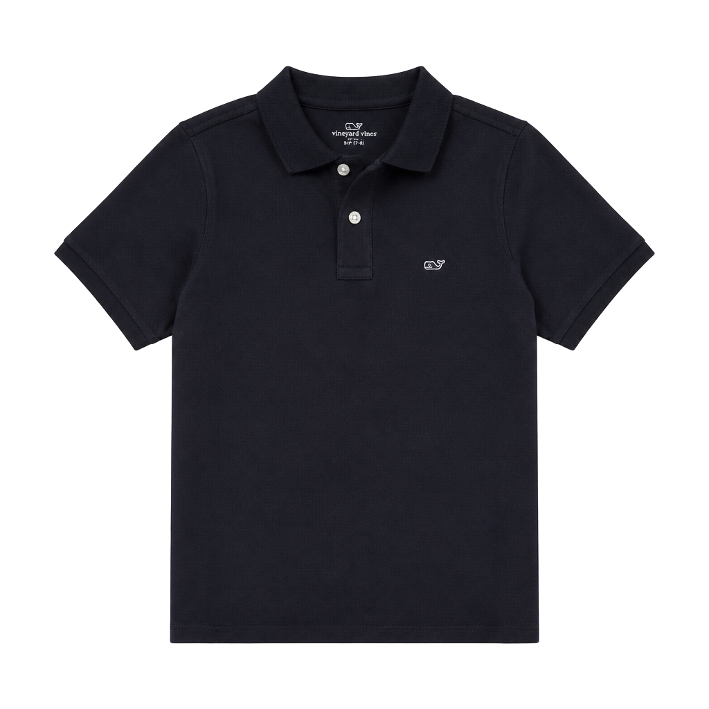 vineyard vines Classic Pique Polo Navy Size S (8-10) NWT 1