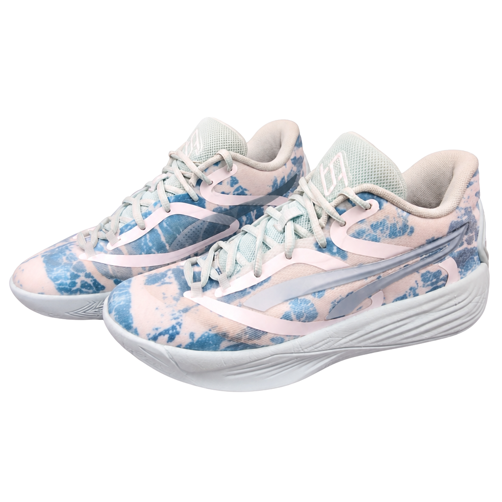PUMA Stewie 2 Water Women's Basketball Shoe Aqua Blue Tie Dye 7.5W/6Y 1