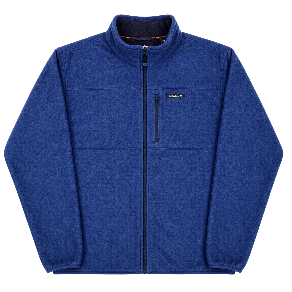 Timberland Full Zip Fleece Jacket Size XL Blue Polyester 1