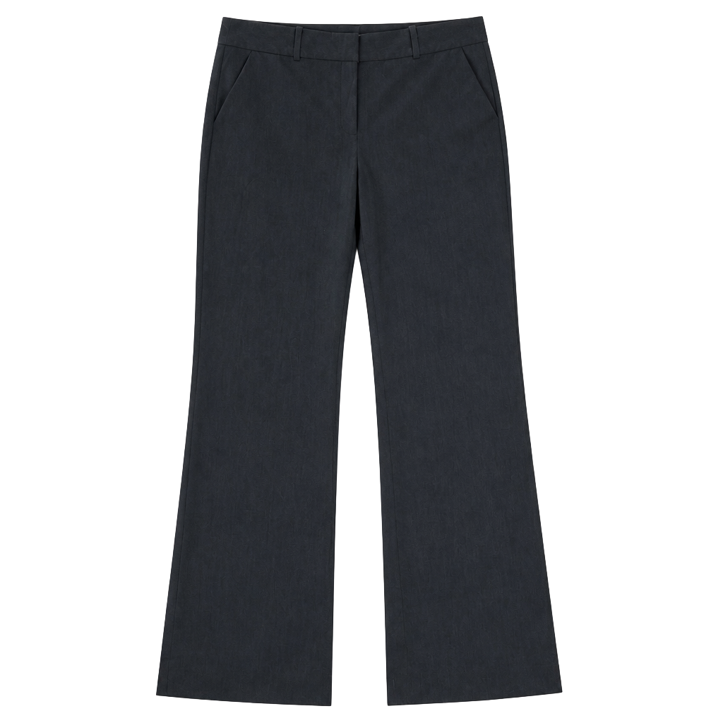 Liz Claiborne Charcoal Straight Leg Stretch Dress Pants Size 12 1