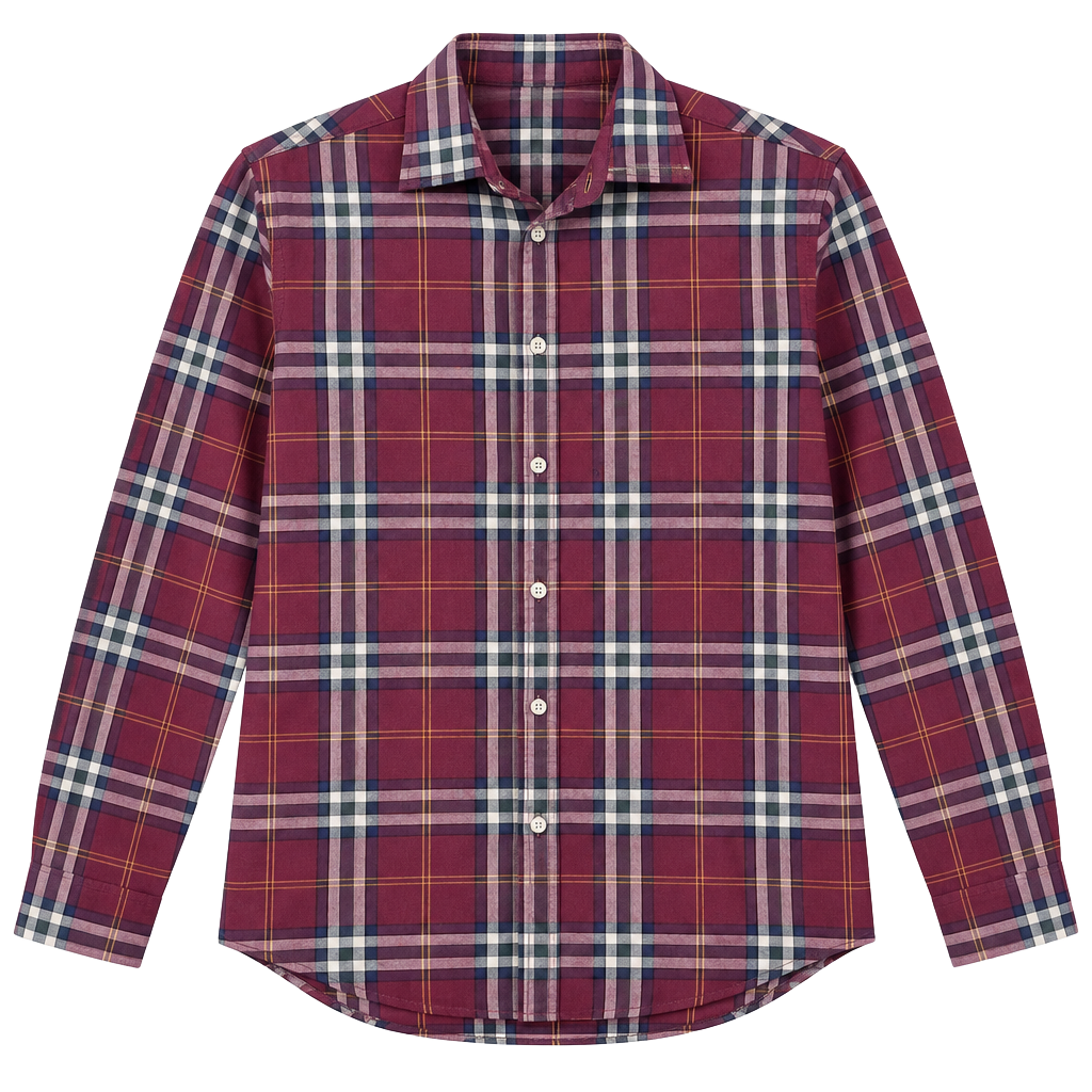 Purple Plaid Shirt 1