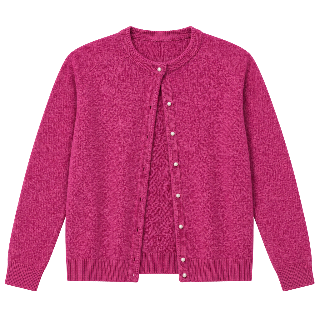 Magenta Cardigan 1