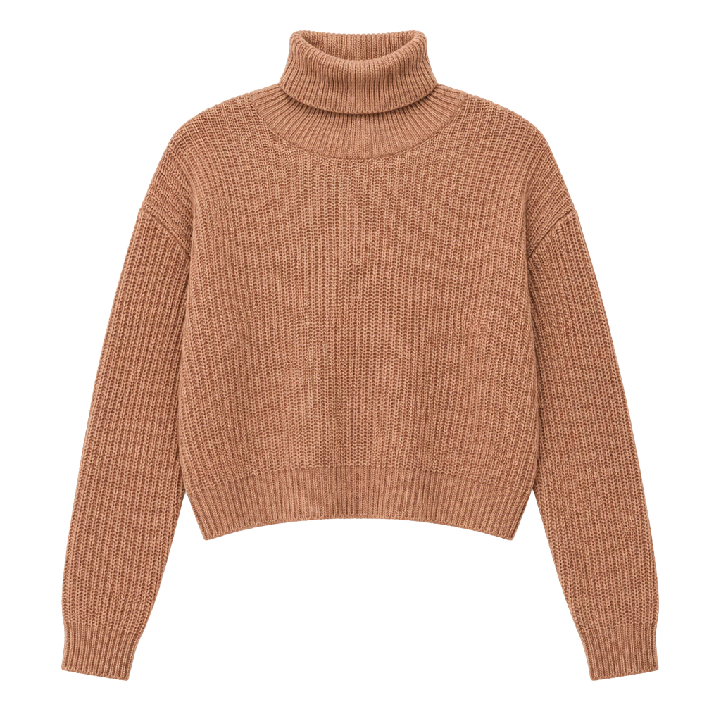 Pink Crop Sweater 1