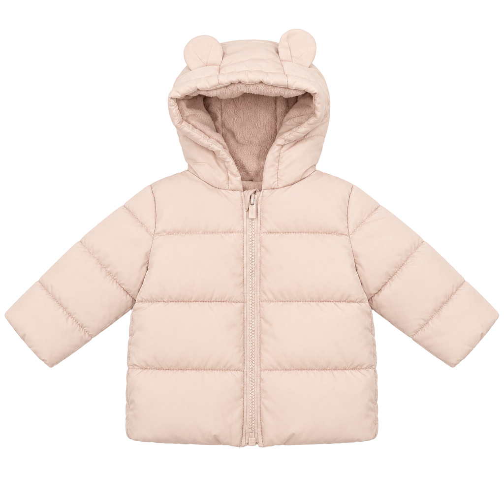 Old Navy Puffer Jacket Size 6-12M Pink 1