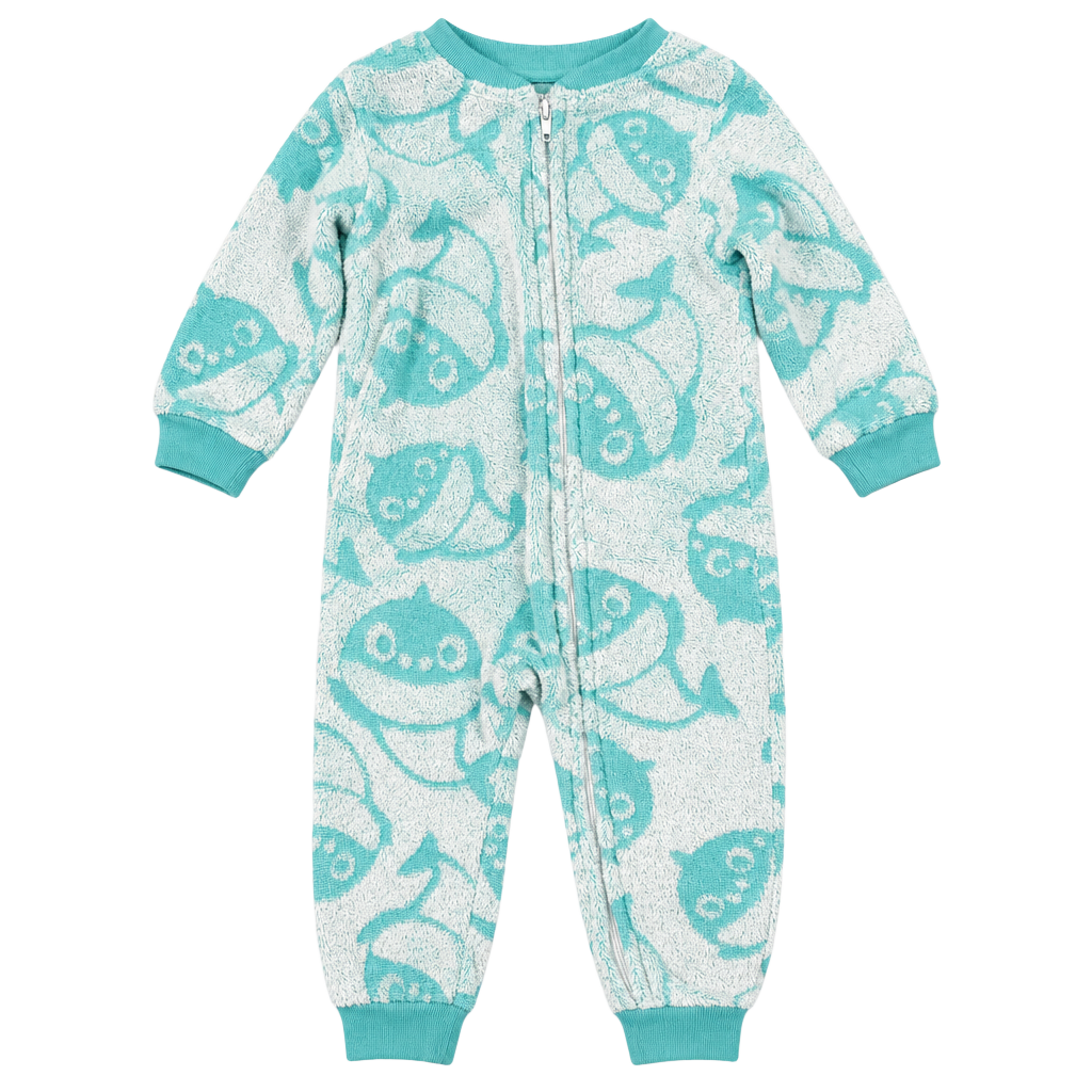 Pinkfong Baby Shark Fleece Jumpsuit Size 18M 1