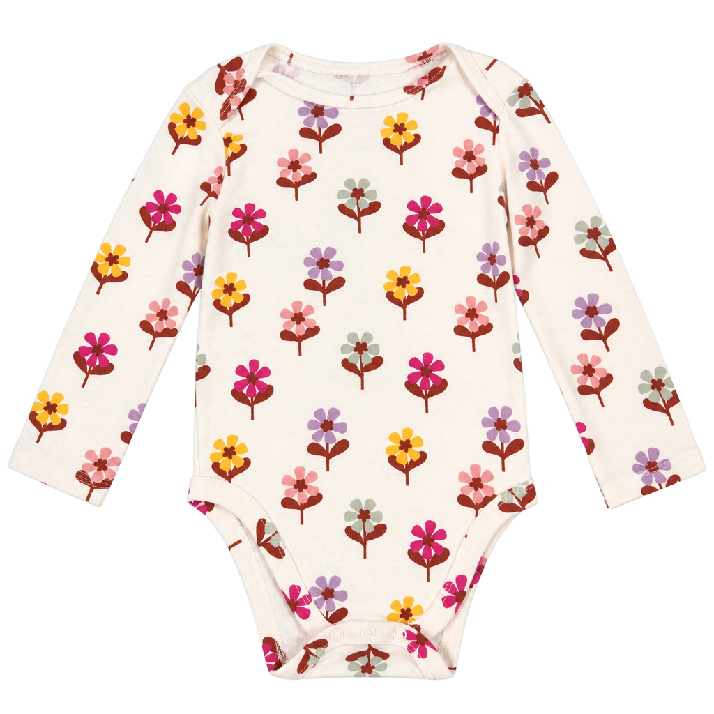 Jumping Beans Bodysuit Size 24M Floral Print 1