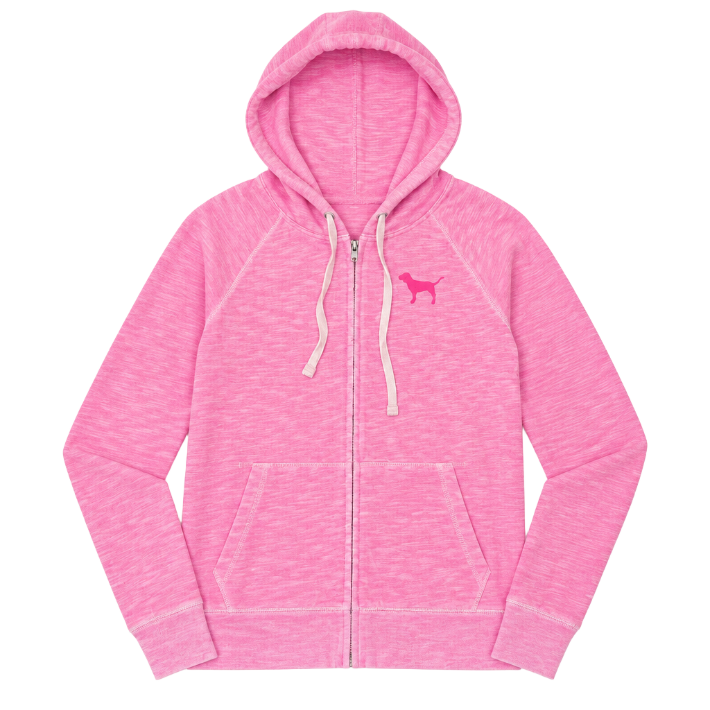 Victoria's Secret Pink Full Zip Hoodie Size S Pink Love Pink 1