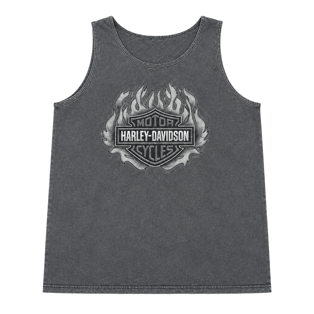 Harley-Davidson Gutteridge Danville Illinois Tank Top Size XL Gray 1