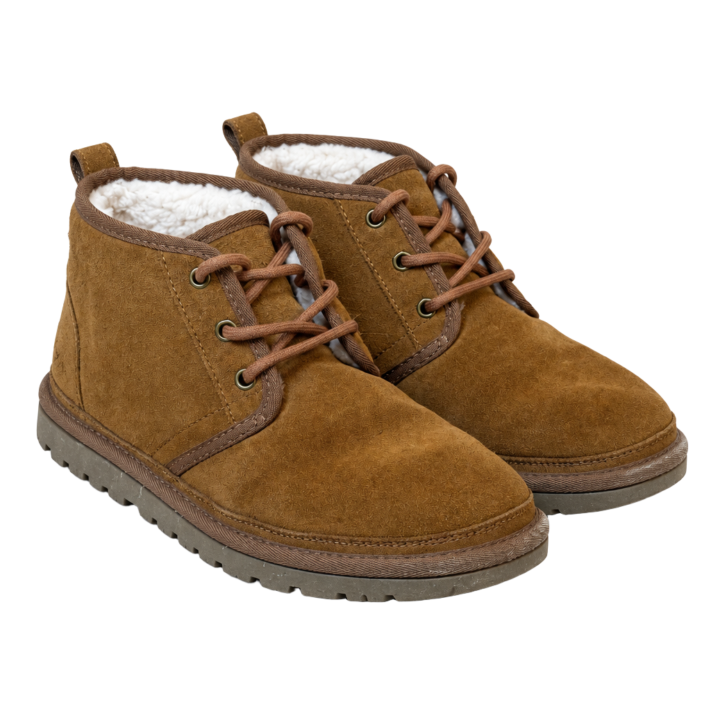 UGG Neumel S/N 3236 Size 8 Chestnut Brown Suede Chukka Boots 1