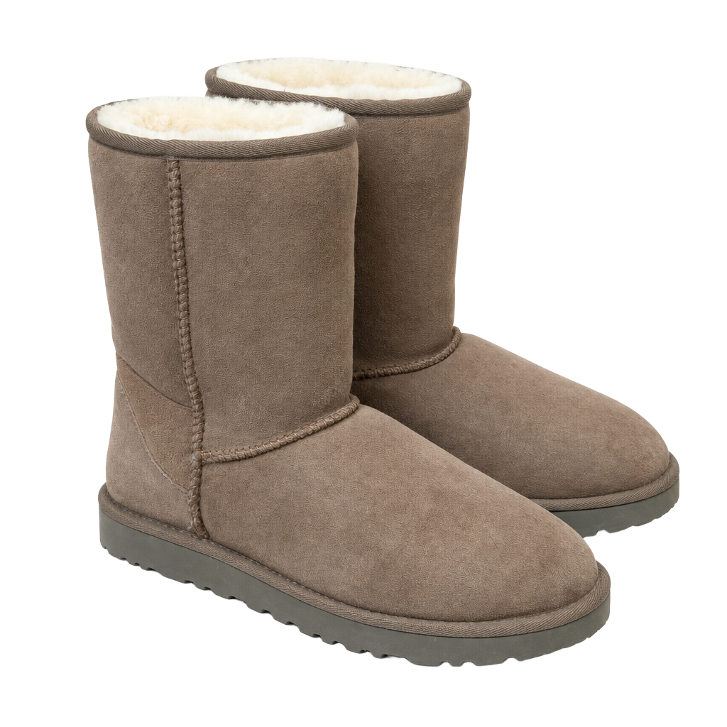 Ugg Classic Short Boots Size 8 Chestnut Brown Suede 1