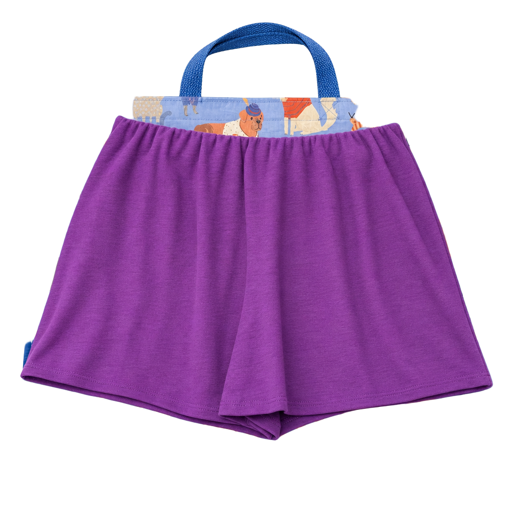 Shorts de crepé - Morado - Ladies 1