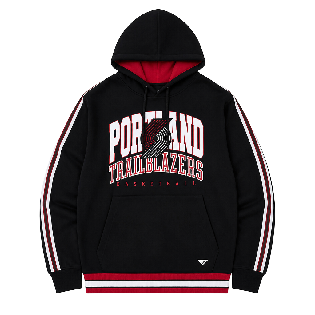 Game 7 Portland Trail Blazers Hoodie Size 2XLarge Black Pullover Sweatshirt 1