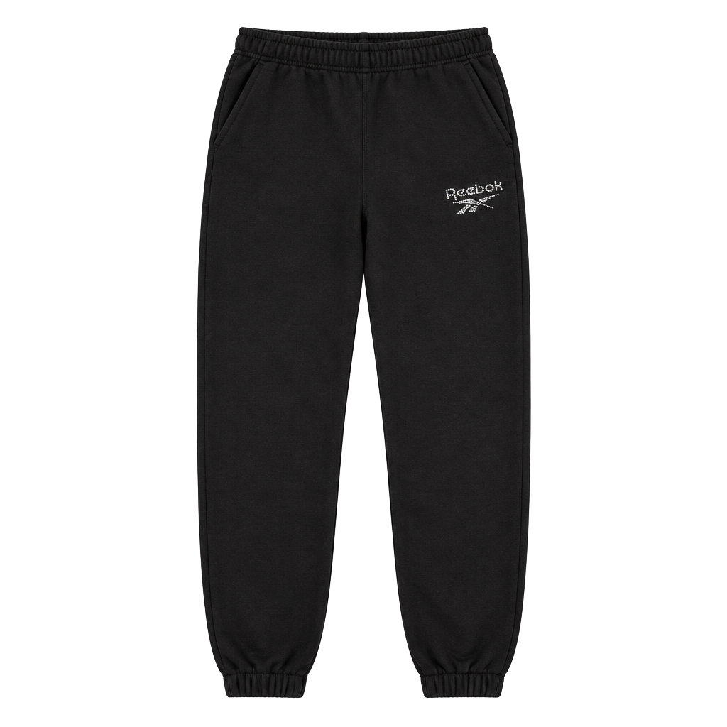 Reebok Cuffed Sweatpants Size M Black 1