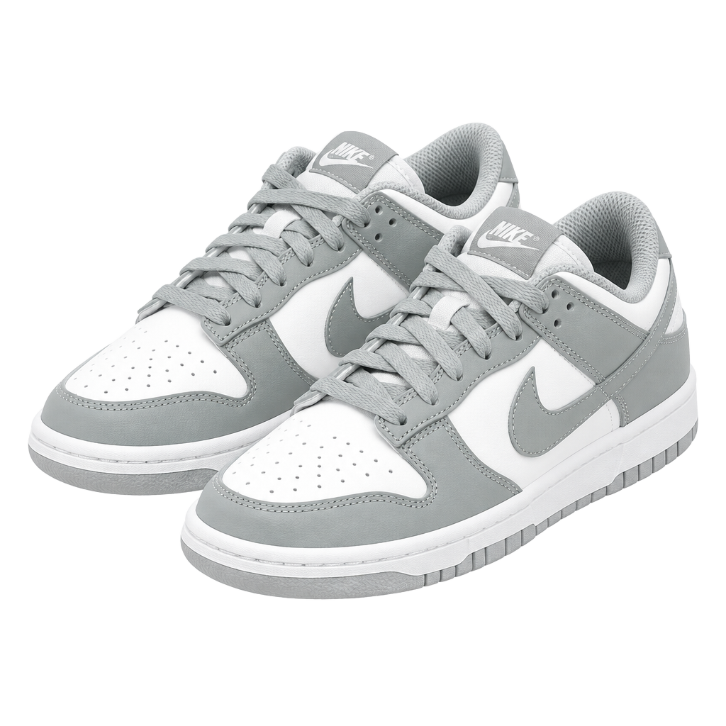 Nike Dunk Low Size 4.5Y Light Smoke Grey White 1