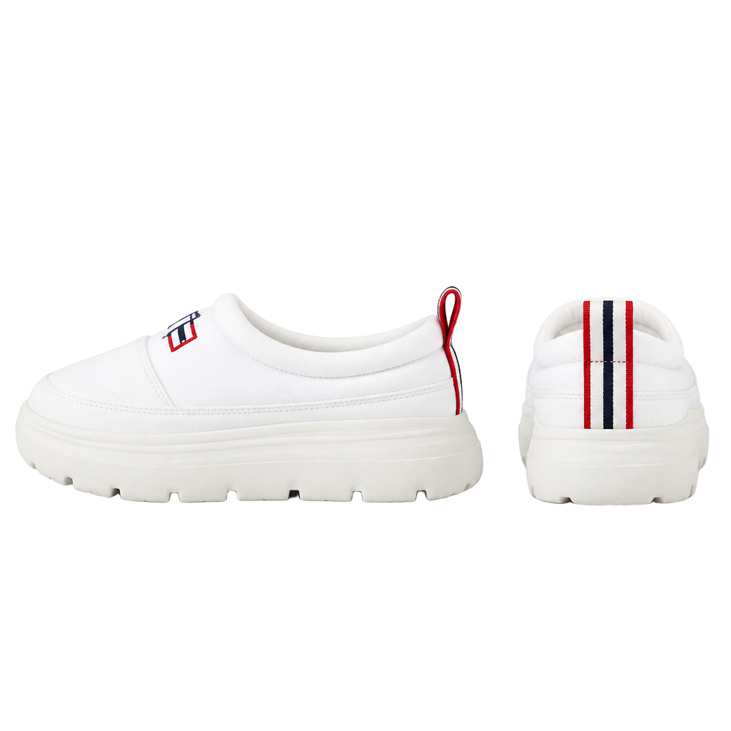 Hunter Madi Insulated Water Resistant Slip-on Mules White 1