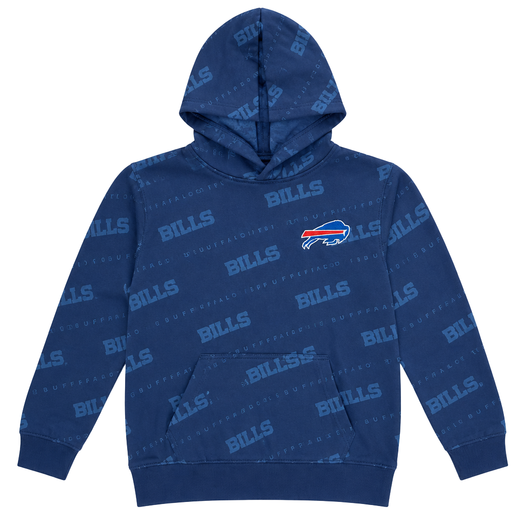 NFL Team Apparel Buffalo Bills Hoodie Size Youth 10-12 1