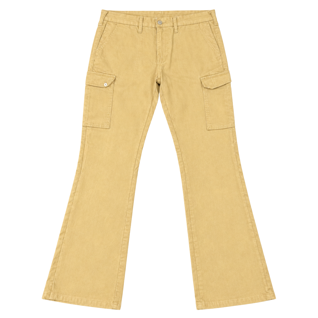 True Religion Cargo Pants Womens Size 30 Tan Bootcut 1