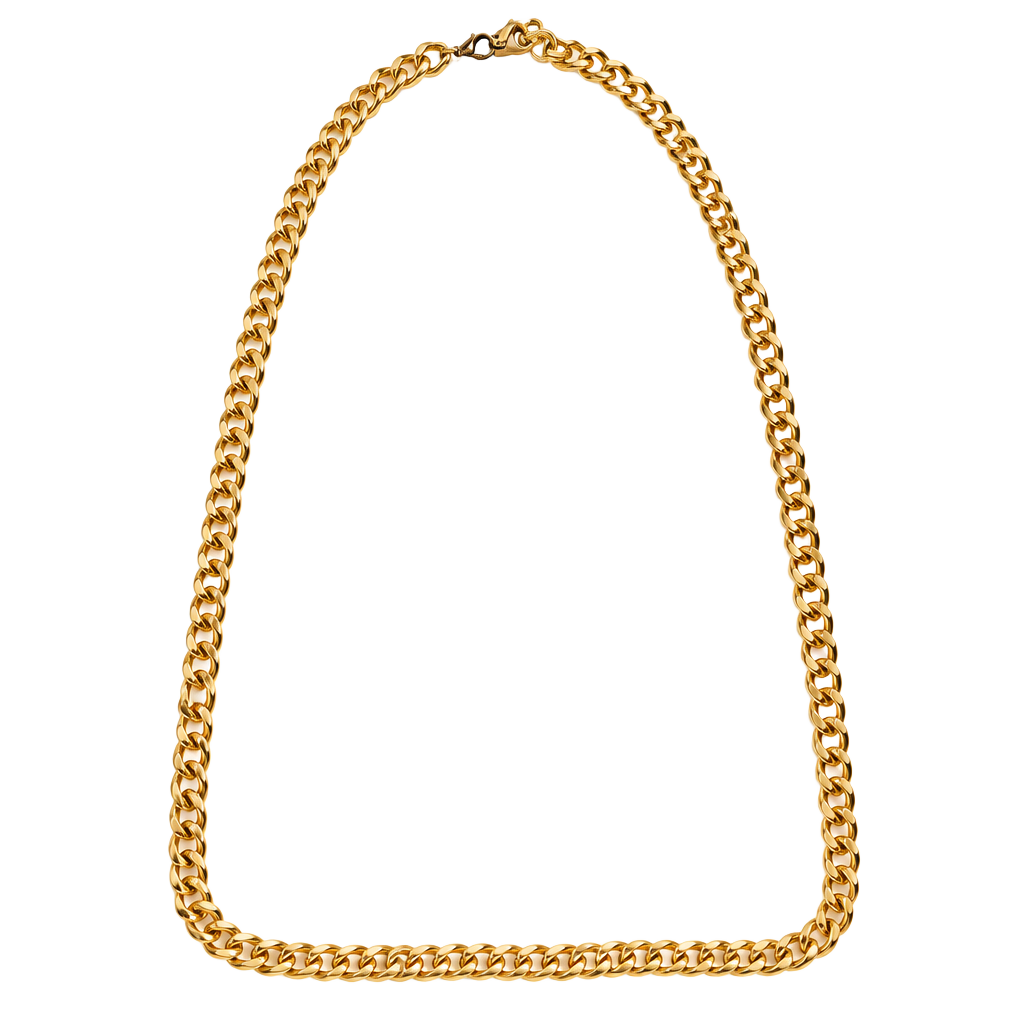 Unbranded Gold Tone Curb Chain Necklace 1