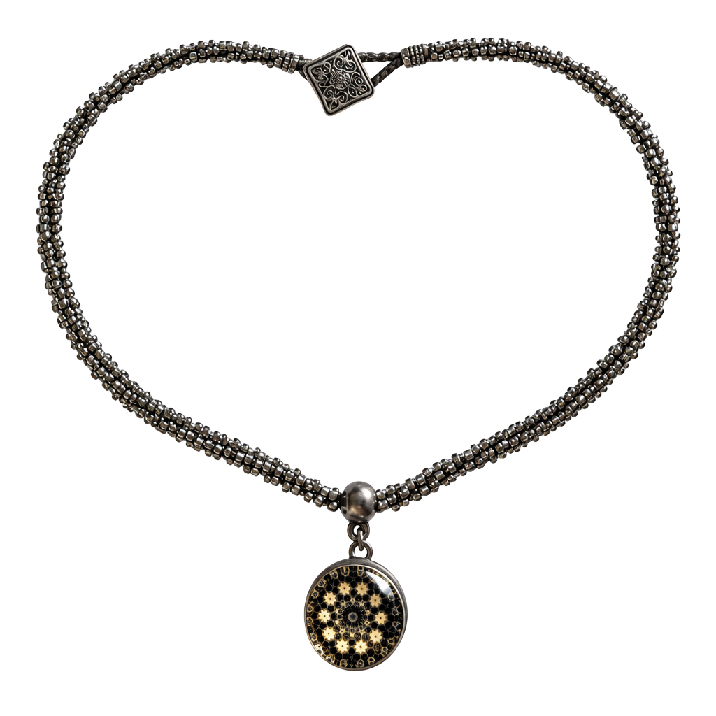Beaded Pendant Necklace 1