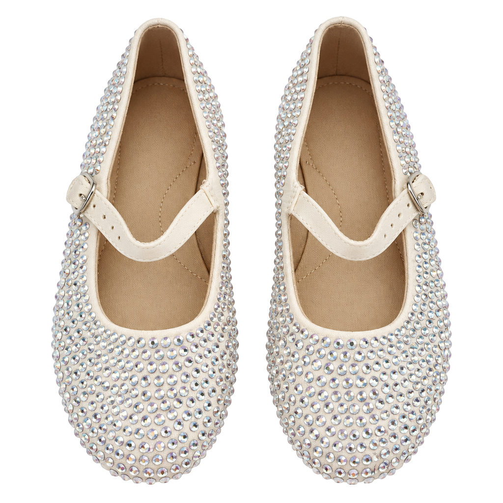 Art Class Rhinestone Mary Jane Flats Size 13 1