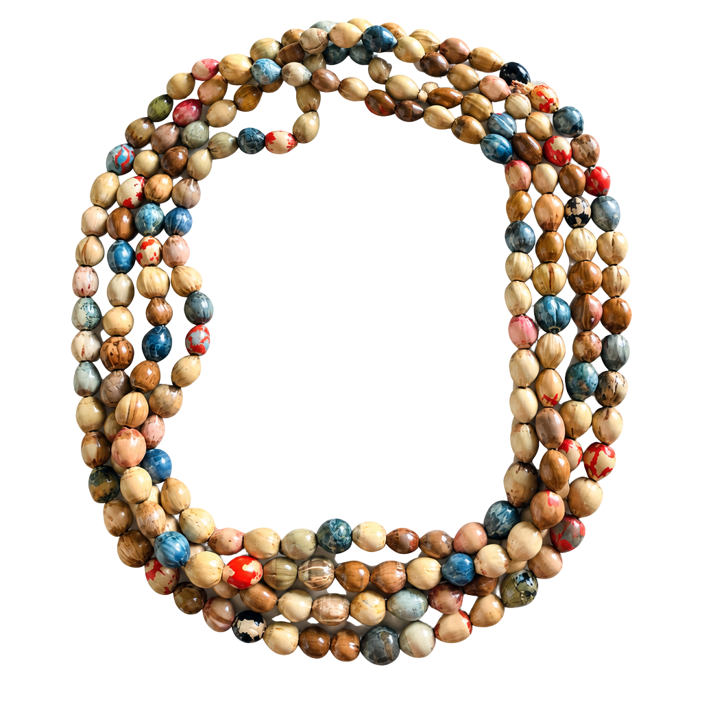 Vintage Multi Strand Seed Bead Necklace 1