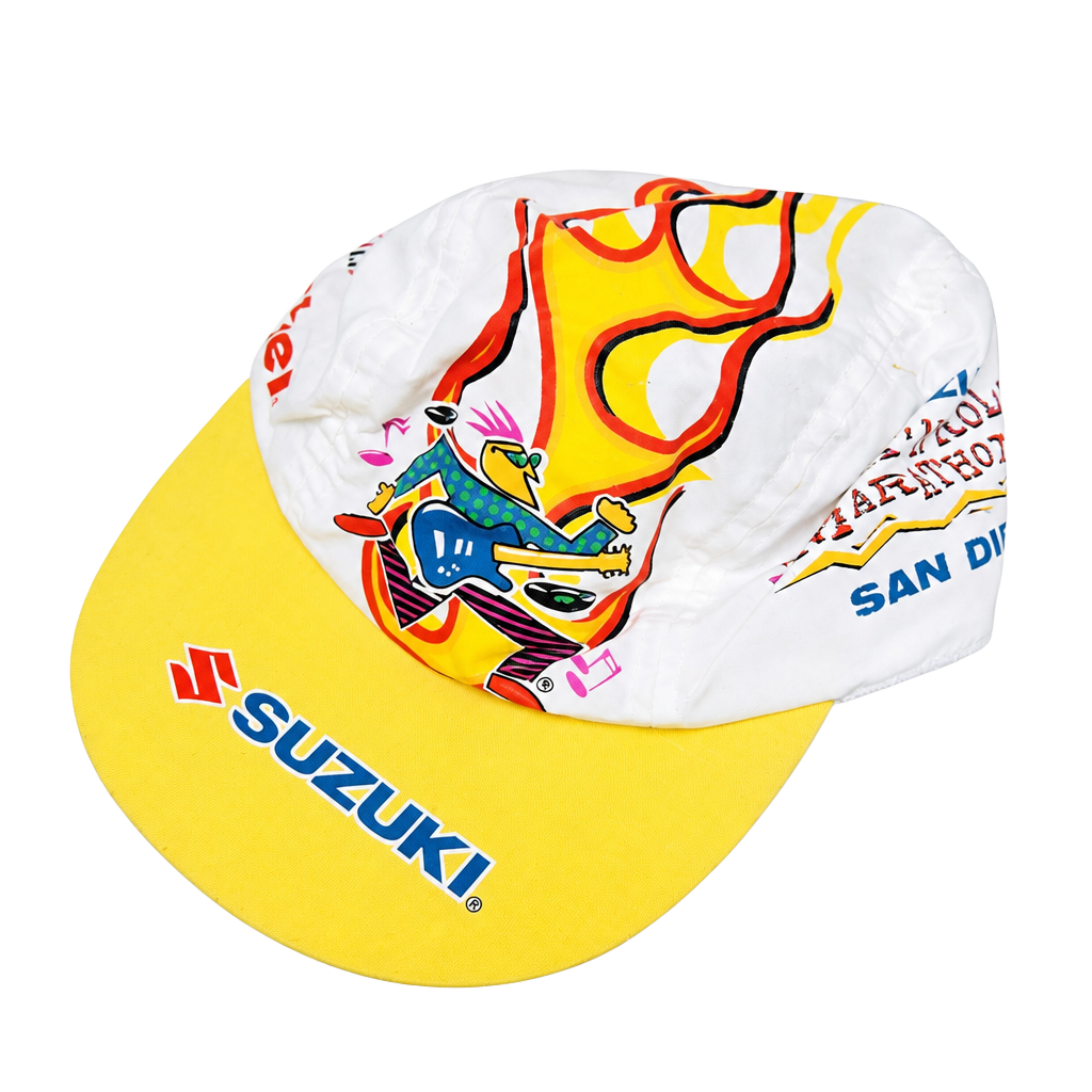 Vintage Suzuki Rock 'N' Roll Marathon San Diego Foot Locker Hat Cap 1