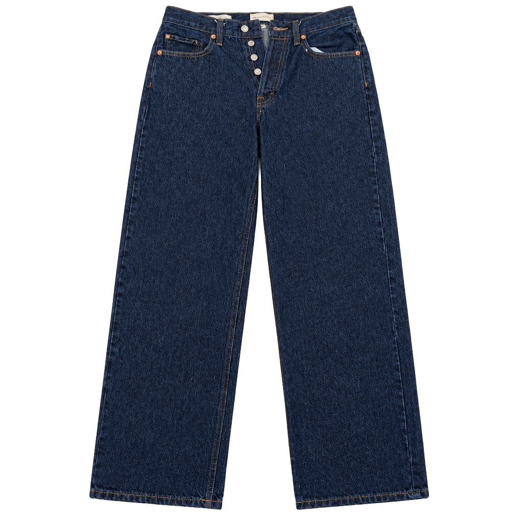 Universal Thread Jeans Size 4/R Dark Wash Wide Leg Denim 1