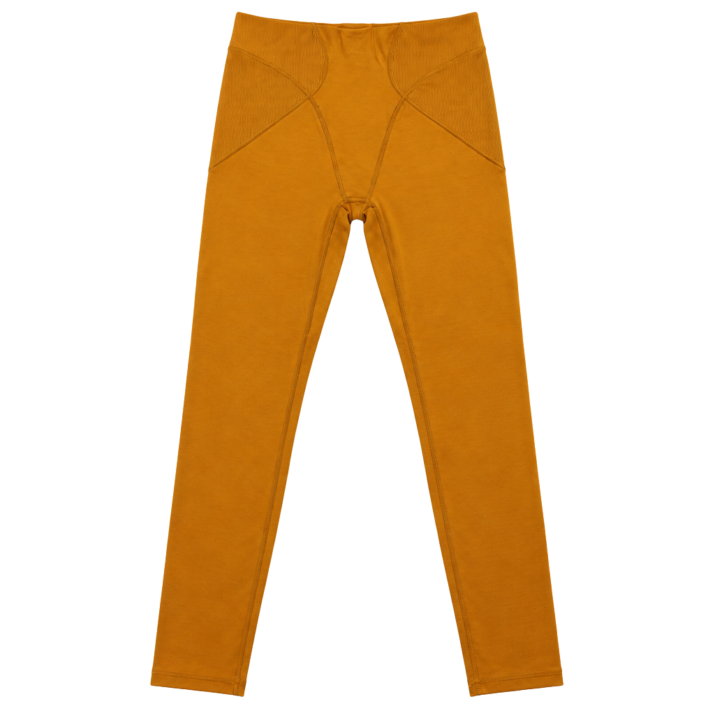 Savage X Fenty Leggings Size 12-14 Orange Athletic Pants 1