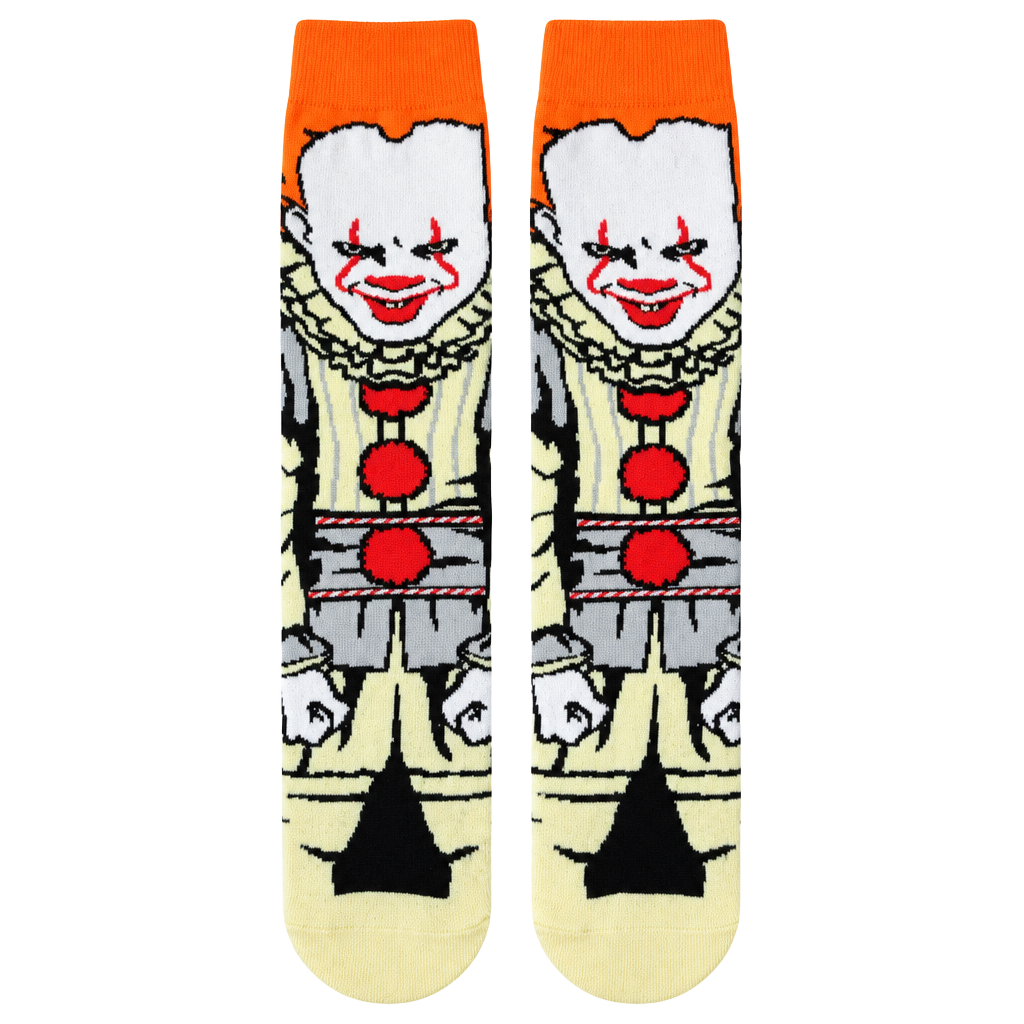 It Movie Pennywise Clown Novelty Crew Socks Halloween Horror 1