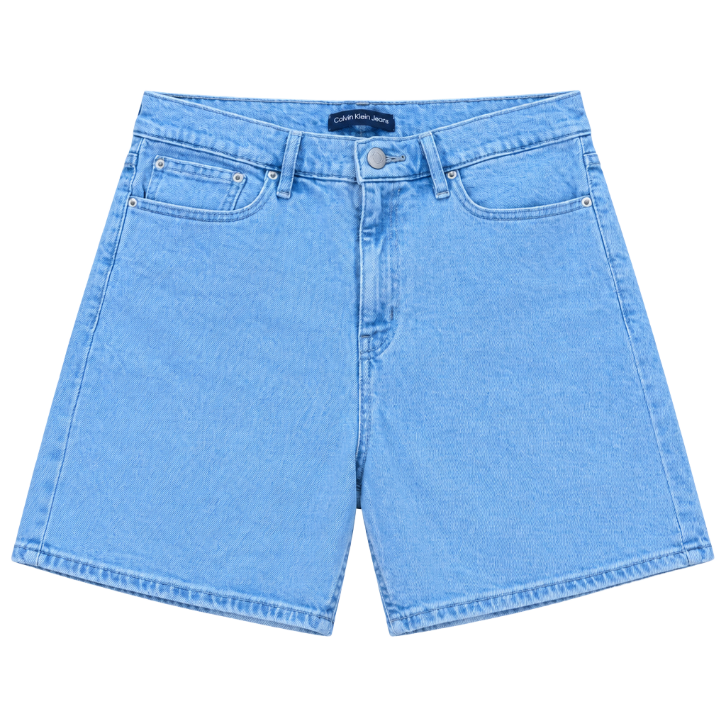 Calvin Klein Jeans Shorts Size 12 Light Wash Denim 1