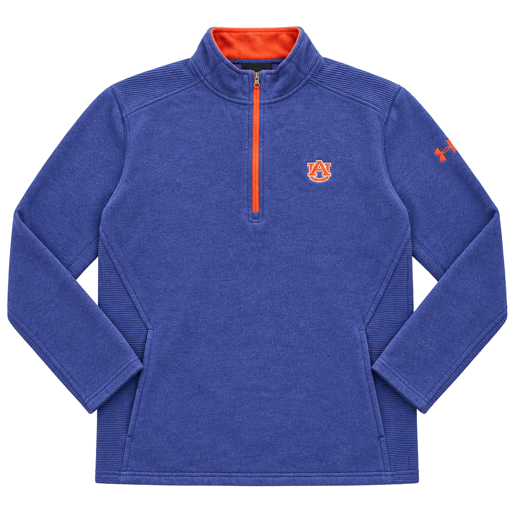 Under Armour Auburn Threadborne 1/4 Zip Pullover Size MD 1