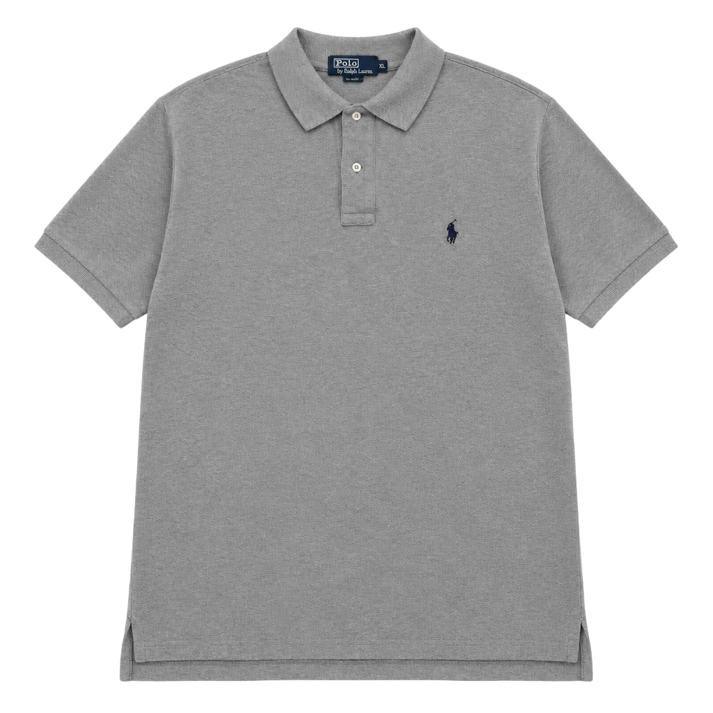 Polo Ralph Lauren Classic Fit Mesh Polo Shirt Size XL Gray Cotton Short Sleeve 1