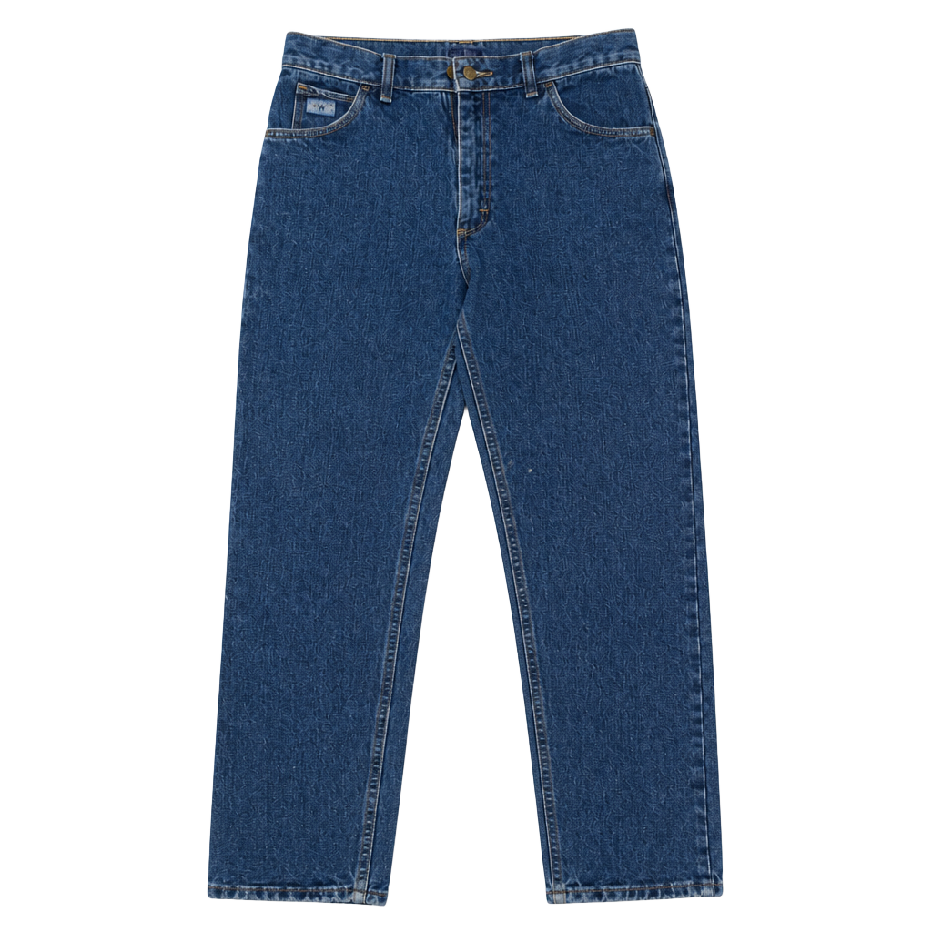 Wrangler For Women High Rise Vintage Blue Jeans 8x32 1