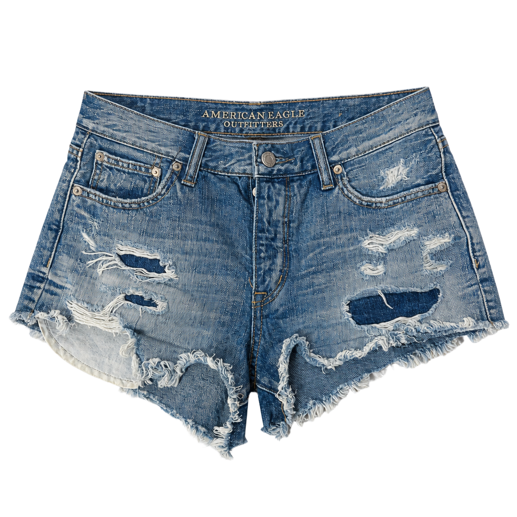 American Eagle Outfitters Vintage Hi-Rise Festival Denim Shorts 1