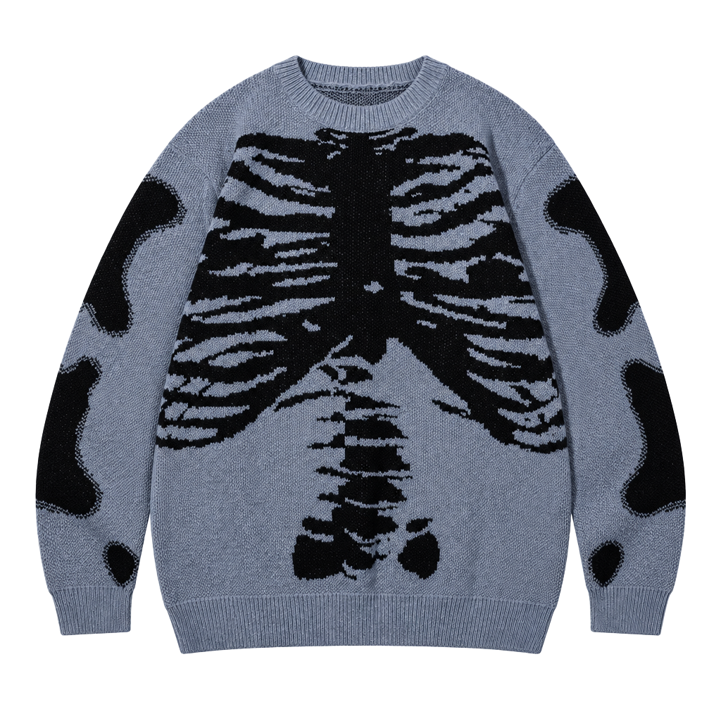 Unisex Graphic Knit Sweaters Oversized Y2K Gothic... From Dh1103151011, 1