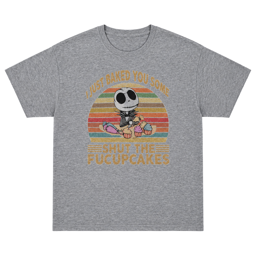 Jerzees Jack Skellington I Just Baked You Some Shut The Fucupcakes T-Shirt Size 1