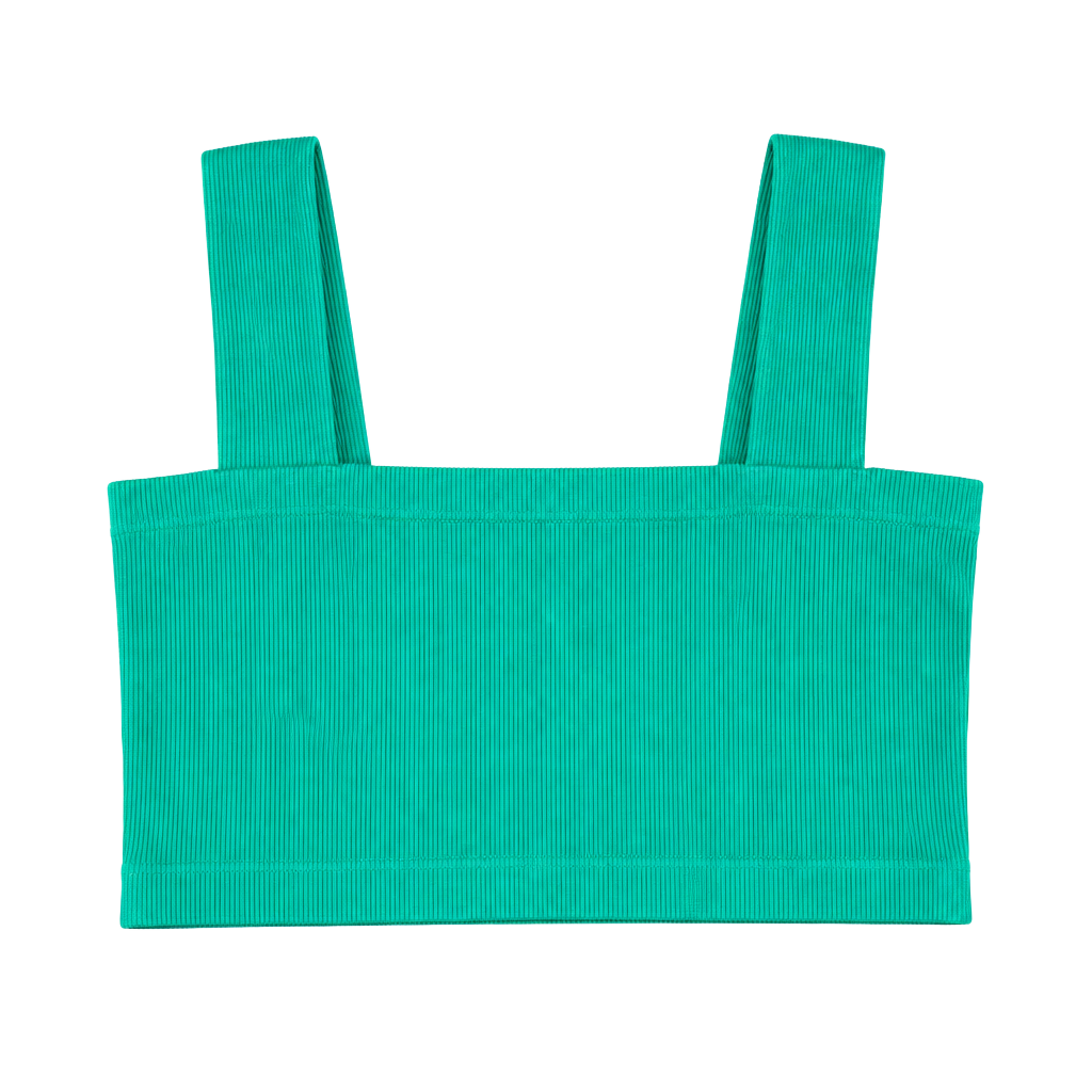 Spiritual Gangster Crop Tank Top Size XS/S Green 1