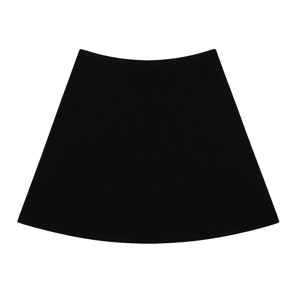 LOFT Black Skirt Size S A-Line Elastic Waist 1