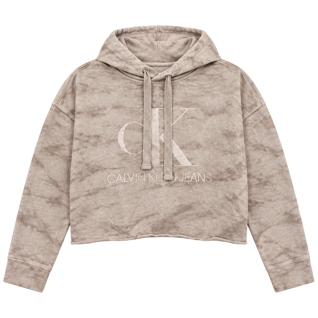 Calvin Klein Jeans Cropped Hoodie Tie Dye 1