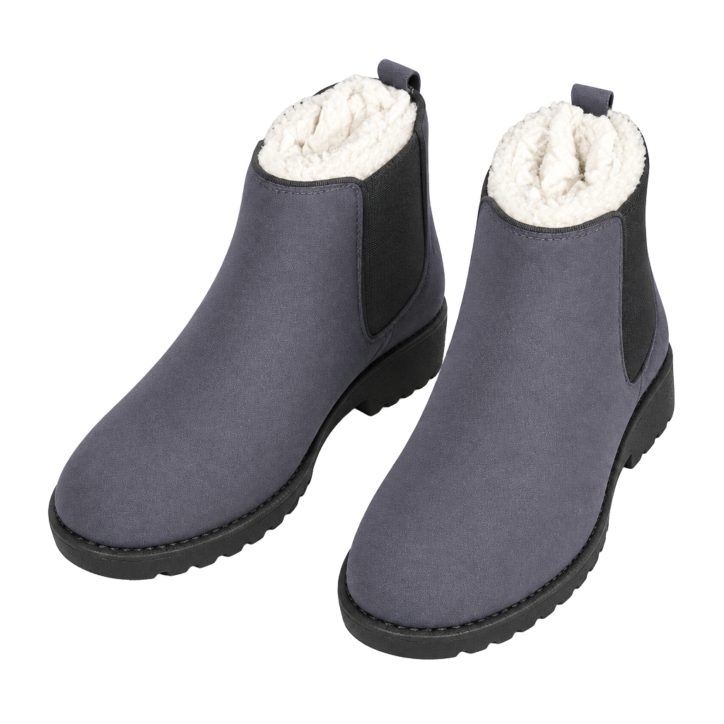 Marc Joseph New York Womens Chelsea Ankle Boots Slip-On Lug Sole Blue/Black 7 1