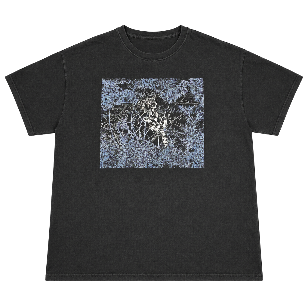 Graphic Art Print T-Shirt Black Graphic Tee 1