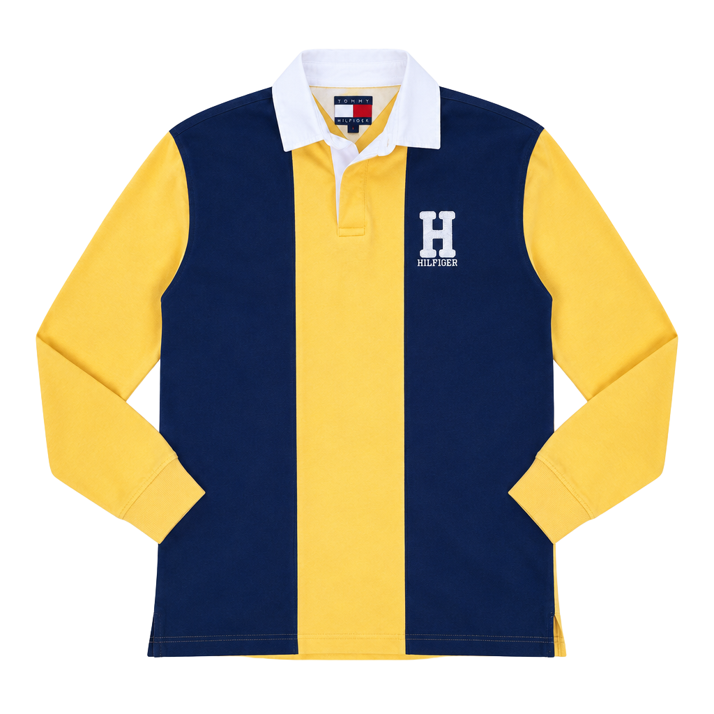 90s Tommy Hilfiger Big Flag Rugby Shirt 1