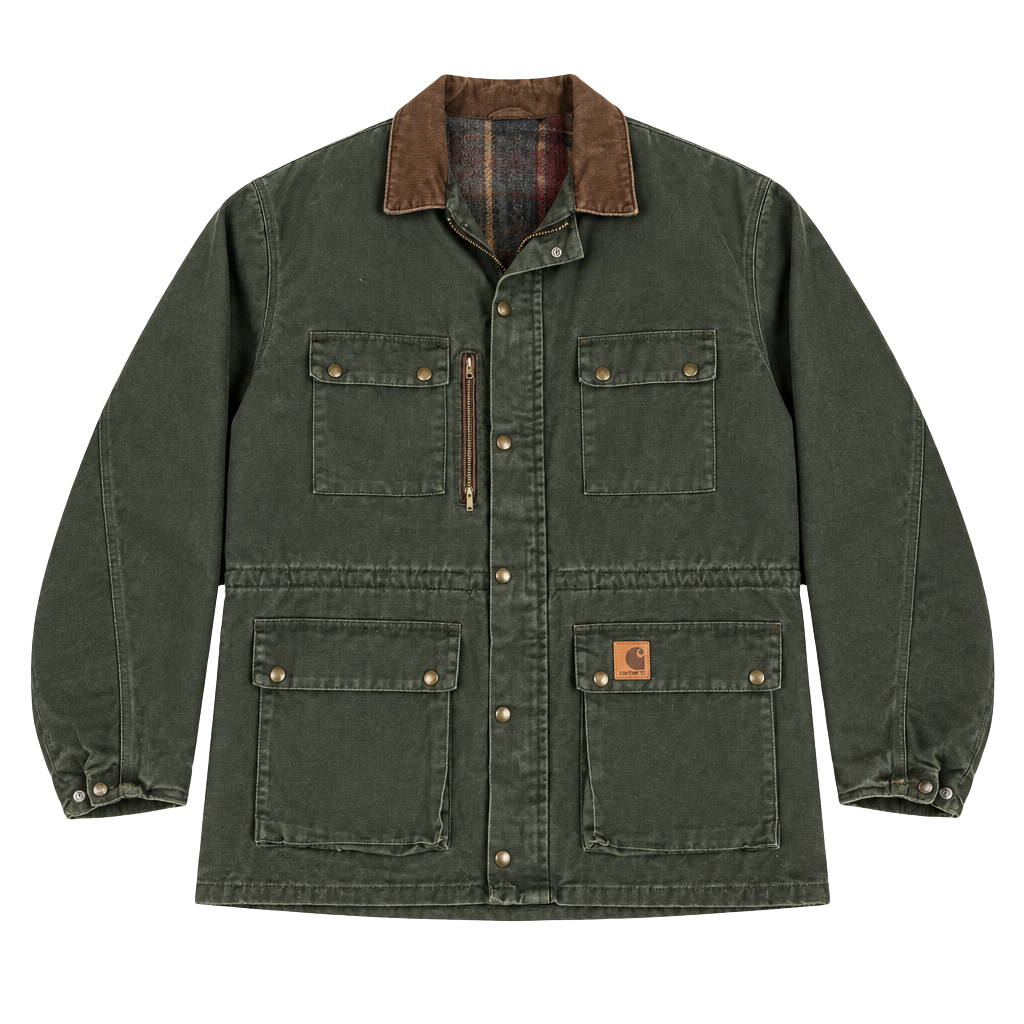 80s Blanket Lined Carhartt PB1366 Field Coat 1